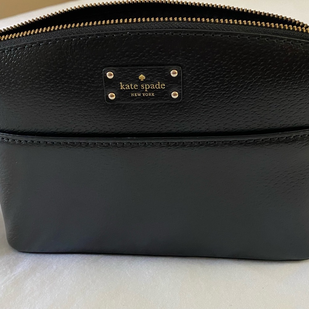 Kate Spade small black pebbled leather bag